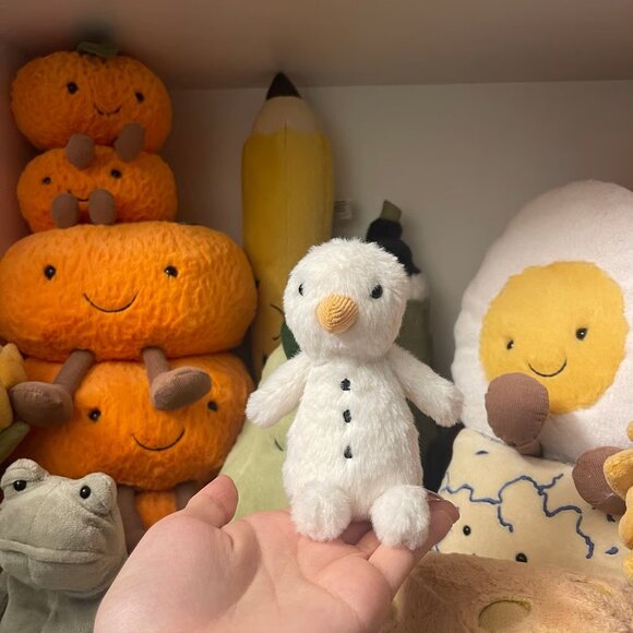 Jellycat Toys Jellycat Fluffy Snowman Bnwot Rare Retired